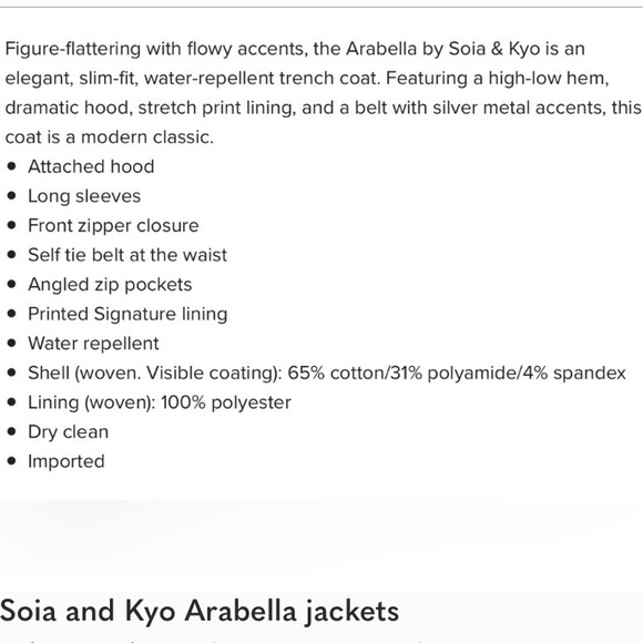 Soia & Kyo Arabella jacket in dusty rose pink with hood. Mint condition! - Picture 4 of 15